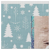 Weihnachts-Chickadee Chatter Fabric 2 Stoff (Nahaufnahme)
