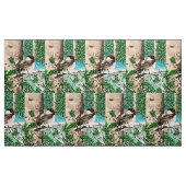 Weihnachts-Chickadee Chatter Fabric 5 Stoff (Yard (91,4 cm))