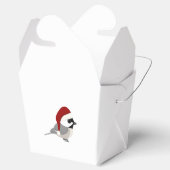 Weihnachts-Chickadee Geschenkschachtel (Geöffnet)