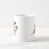 Weihnachts-Chickadee Kaffeetasse (Mittel)