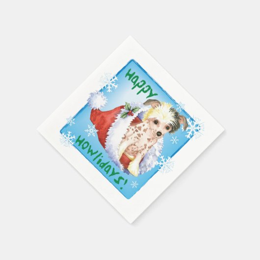 Weihnachts Chinesisch Created Napkins Serviette (Ecke)