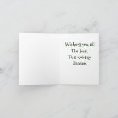 Weihnachts-Chipmunk Karte (Innenseite)