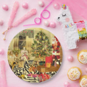 Weihnachts-Chippendale Pappteller (Party)