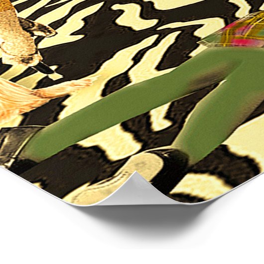 Weihnachts-Chippendale Poster (Ecke)