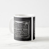 Weihnachts-Christliche Chalkboard-Schrift Kaffeetasse (Vorderseite Links)
