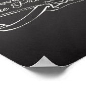 Weihnachts-Christliche Chalkboard-Schrift Poster (Ecke)