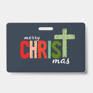 Weihnachts-Christlicher Text Inspiration Ausweis