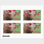 Weihnachts-Chums-Sticker Rechteckiger Aufkleber (Blatt)