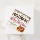 Weihnachts-Cinnamon Roll-Geschenk-Tag Geschenkanhänger (Beispiel)