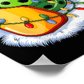 Weihnachts-Ckleball Santa Xmas Ckleball Lover Men Poster (Ecke)