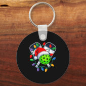 Weihnachts-Ckleball Xmas Weihnachtsfeiertage Mens Schlüsselanhänger (Vorderseite)