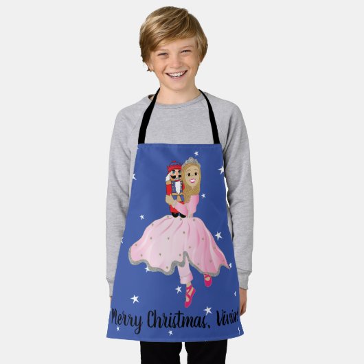 Weihnachts-Clara Nutcracker Schürze (Getragen)