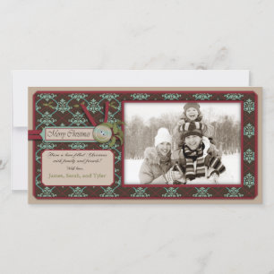 Weihnachts Classic Fotokarte Feiertagskarte