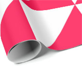 Weihnachts Classic Stil Rot Weiße Vorlage Geschenkpapier (Rolleneckpunkt)