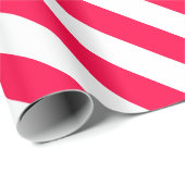 Weihnachts Classic Template Rot Streifen Geschenkpapier (Rolleneckpunkt)