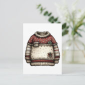 Weihnachts-ClipArt-Sammlung | Teddybär Postkarte (Stehend Vorderseite)
