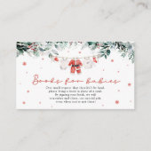 Weihnachts-Clothesline Twins Bücher für Babys Begleitkarte (Vorderseite)