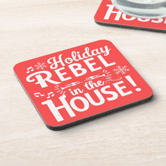 Weihnachts-Coaster Getränkeuntersetzer (Linke Seite)