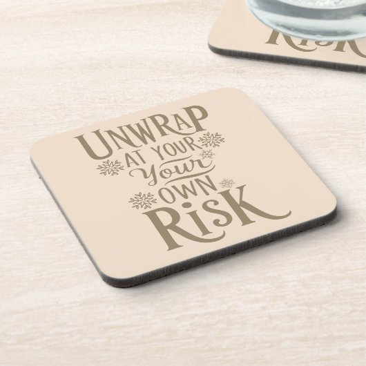 Weihnachts-Coaster Getränkeuntersetzer (Linke Seite)