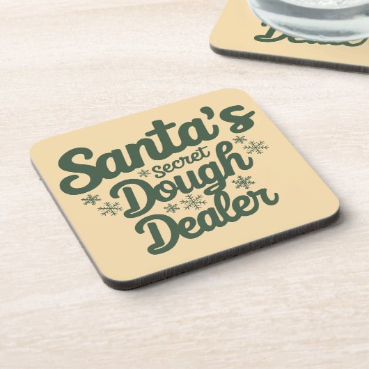 Weihnachts-Coaster Getränkeuntersetzer (Linke Seite)