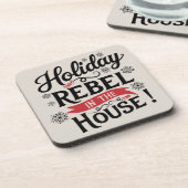 Weihnachts-Coaster Getränkeuntersetzer (Linke Seite)