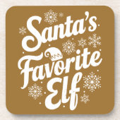 Weihnachts-Coaster Getränkeuntersetzer (Vorderseite)