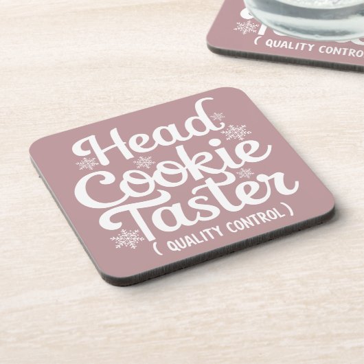 Weihnachts-Coaster Getränkeuntersetzer (Linke Seite)