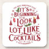 Weihnachts-Coaster Getränkeuntersetzer (Vorderseite)