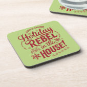 Weihnachts-Coaster Getränkeuntersetzer (Linke Seite)