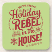 Weihnachts-Coaster Getränkeuntersetzer (Vorderseite)