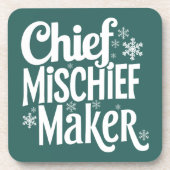 Weihnachts-Coaster Getränkeuntersetzer (Vorderseite)