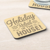 Weihnachts-Coaster Getränkeuntersetzer (Linke Seite)