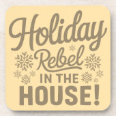 Weihnachts-Coaster Getränkeuntersetzer (Vorderseite)