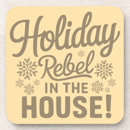 Weihnachts-Coaster Getränkeuntersetzer (Vorderseite)