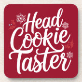 Weihnachts-Coaster Getränkeuntersetzer (Vorderseite)