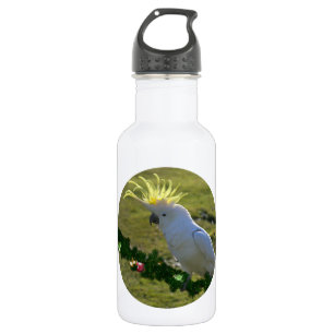 Weihnachts-Cockatoo-Vogel in Australien Trinkflasche