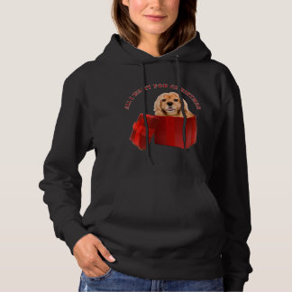 Weihnachts Cocker Spaniel Hund Xmas Tiere Lover Hoodie
