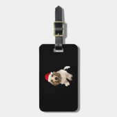 Weihnachts-Cocker-Spaniel (Weiß) Essential T-Shirt Gepäckanhänger (Vorderseite vertikal)