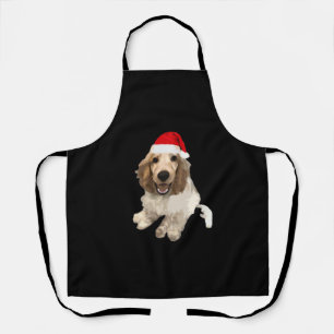 Weihnachts-Cocker-Spaniel (Weiß) Essential T-Shirt Schürze