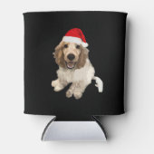 Weihnachts-Cocker Spanisch (Weiß) Essenzieller T - Dosenkühler (Vorderseite)