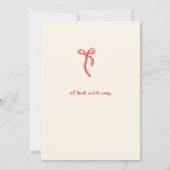 Weihnachts-Cocktail-Party - eine wahnsinnige Einla Ankündigung (Rückseite)