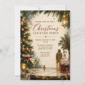 Weihnachts-Cocktail-Party Einladung (Vorderseite)