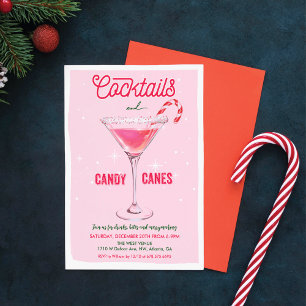 Weihnachts-Cocktail-Party-Einladung Einladung