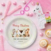 Weihnachts-Cocktail-Party Pappteller (Party)