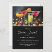Weihnachts-Cocktailparty Einladung (Vorderseite)