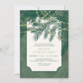 Weihnachts-Cocktailparty Einladung (Vorderseite)