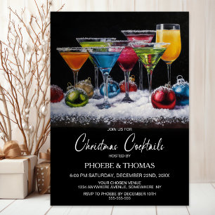 Weihnachts-Cocktailparty Einladung