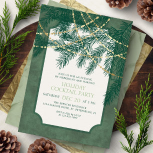 Weihnachts-Cocktailparty Einladung
