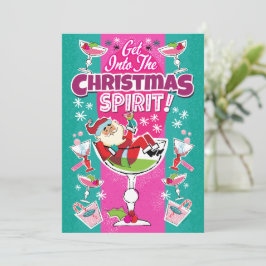 Weihnachts-Cocktailparty in Festtagsstimmung Einladung