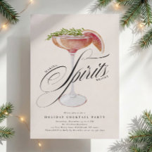 Weihnachts-Cocktailparty 'Making Spirits Bright'